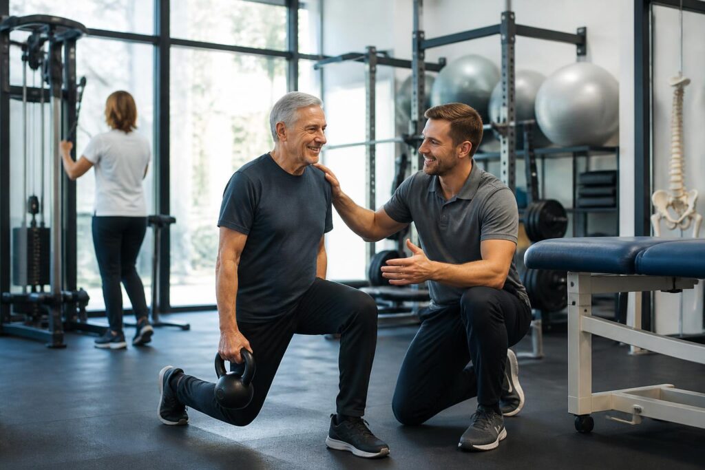 Wie medizinisches Fitnesstraining Physiotherapie und Krafttraining verbindet